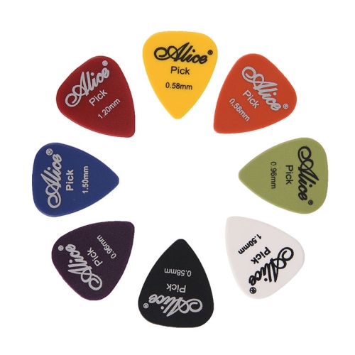 

Alice 50 PCS ABS Electric Guitar Picks, Random Color Delivery, Surface:Frosted, Size:1.2mm