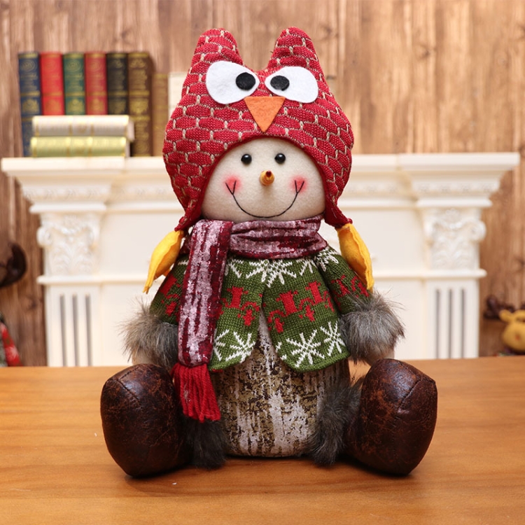 

Christmas Decoration Children Gifts Doll, Style:Sitting Posture(Red)