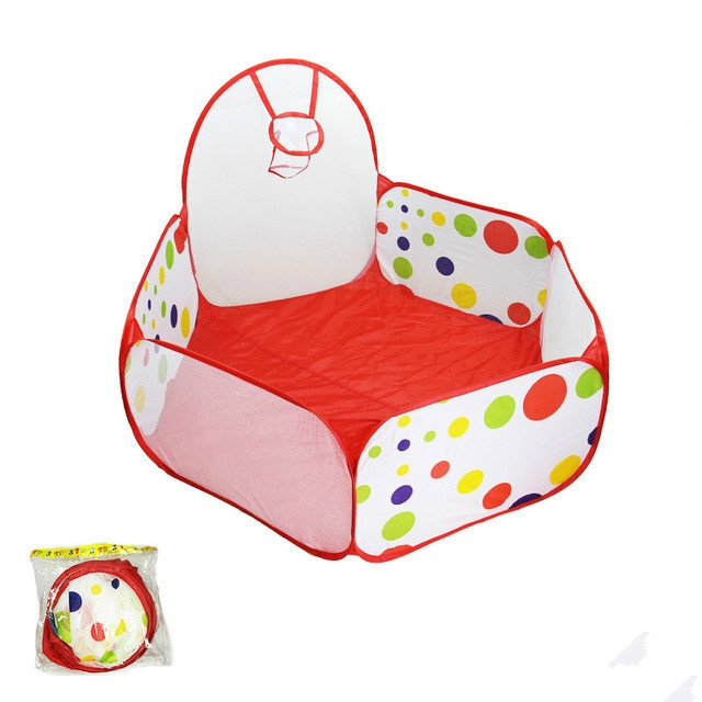 

Folding Portable Baby Polka Dot Hexagon Indoor Ball Pool Game Fence 1.2 m in Diameter