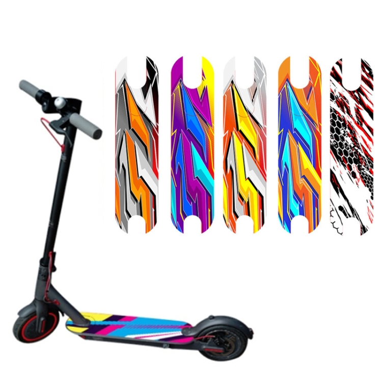 

2 PCS For Ninebot MAX G30 Scooter Pedal Sticker PVC Waterproof Sticker DIY Scooter Pedal Foot Sticker, Shipping Rules:Random Style Delivery(141-191)