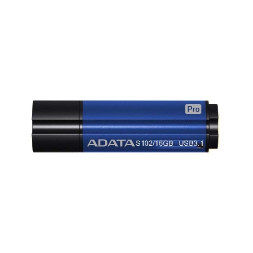 

ADATA S102 High Speed USB3.1 Computer Storage Metal USB Disk, Capacity: 16 GB(Blue)