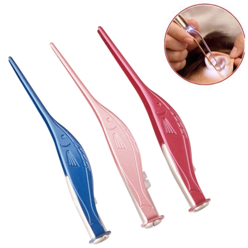 

3 PCS Visible Light Ear Spoon Tool Tweezers(Random Color Delivery)
