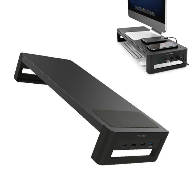 

Vaydeer Computer Monitor Increased Desktop Screen Desktop Storage Base, Specification: Wireless Charger