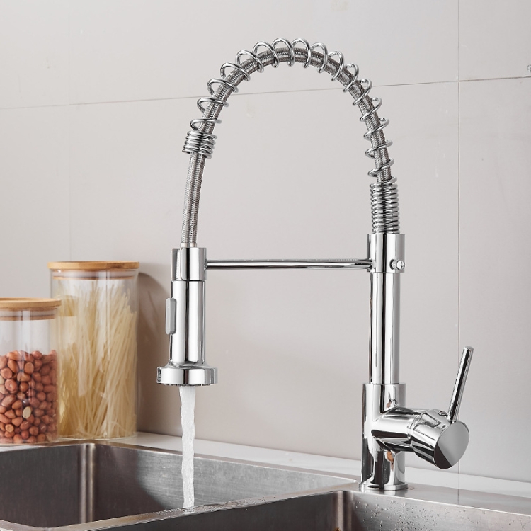 

Kitchen Faucet Hot & Cold Water Tank Valve Sink Faucet, Specification: Electroplating Model