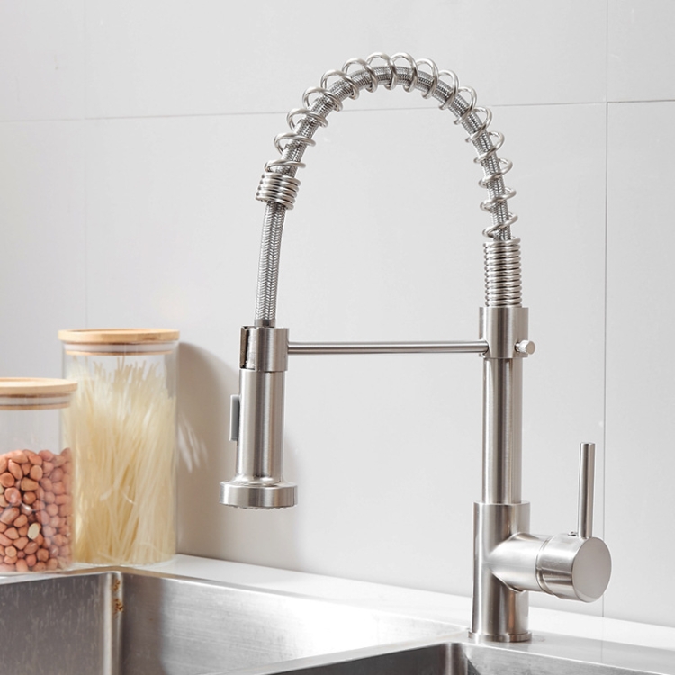 

Kitchen Faucet Hot & Cold Water Tank Valve Sink Faucet, Specification: Brushed Model