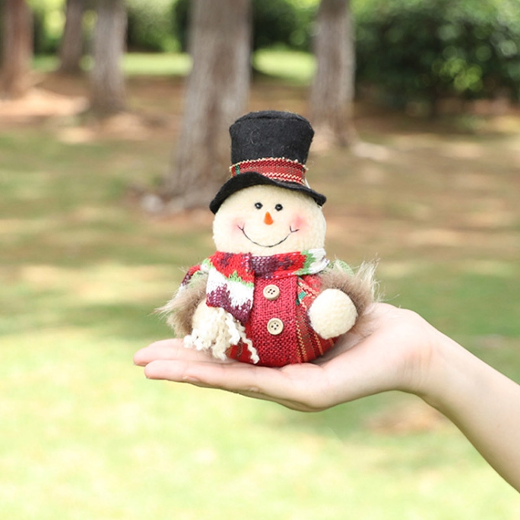 

3 PCS Christmas Ornaments Small Bean Bag Children Gifts(Snowman)