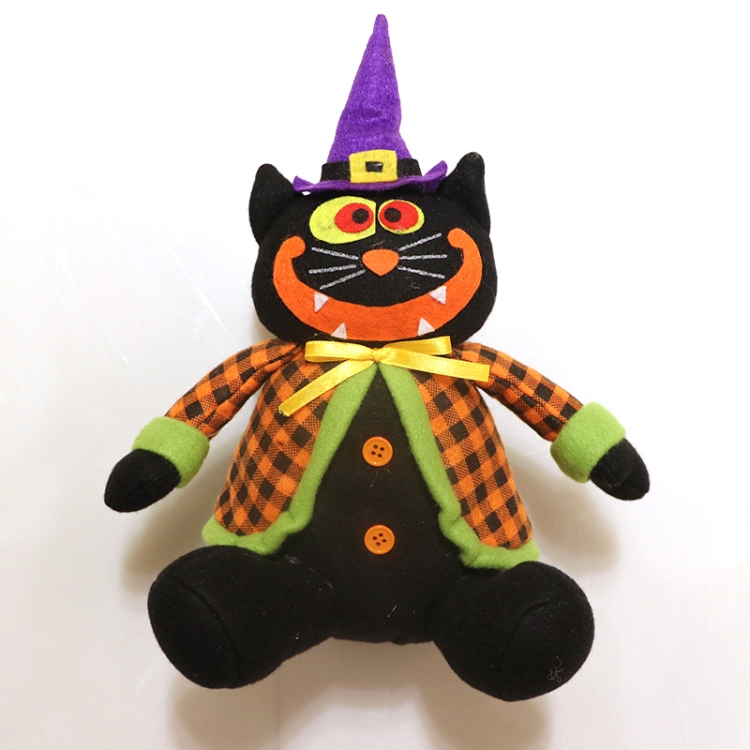 

Halloween Decoration Tricky Toy Plush Doll(Big Mouth Cat )
