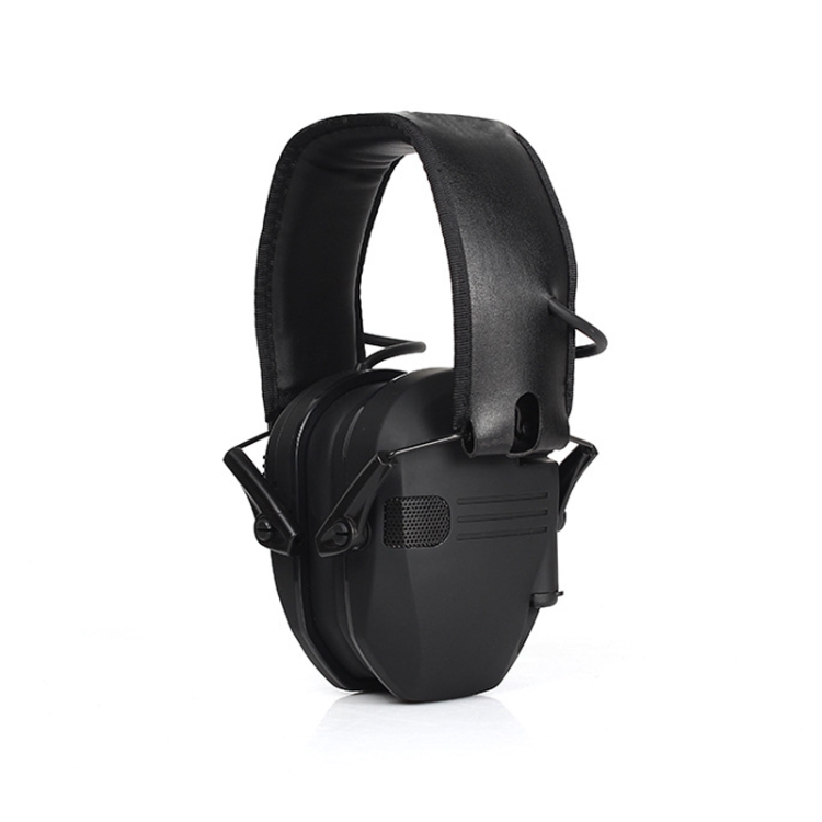 

Outdoor Hunting Tactical Noise Reduction Earphones Electronic Shooting Hearing Protection Foldable Earmuffs(Black)