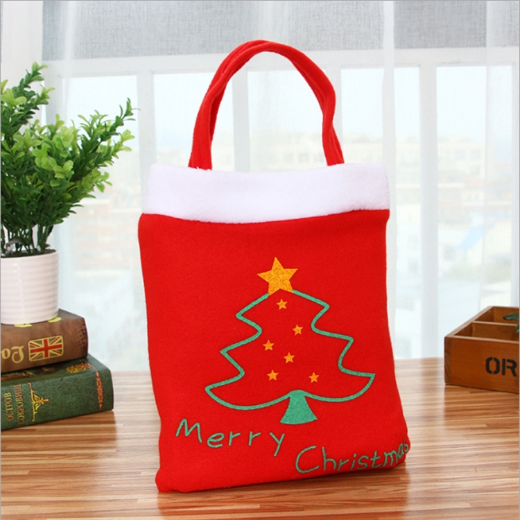 

10 PCS Christmas Eve Decoration Backpack Gift Bag(Christmas Tree)