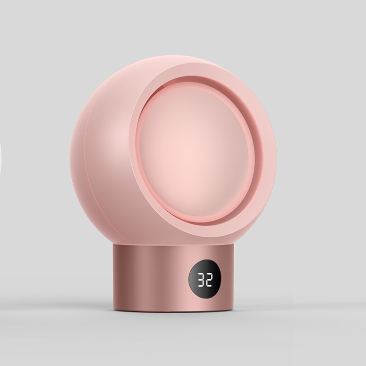 

Planetary Heater Home Small Desktop Smart Heater With Temperature Display CN Plug(Pink)