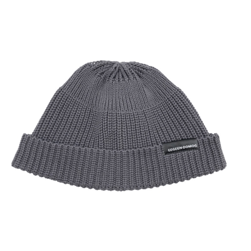 

A21 Short Beanie Retro Hip Hop Knitted Cap, Size:One Size(Gray)