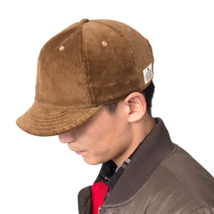 sunsky-online.com - 15% OFF by SUNSKY COUPON CODE: TBD0534076601 for Autumn and Winter Vintage Corduroy Short-Brimmed Hat Peaked Cap, Size:One Size(Khaki)