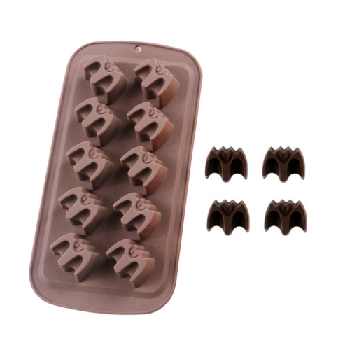 

3 PCS Halloween Cartoon Baking Set Chocolate Mold(Bat)