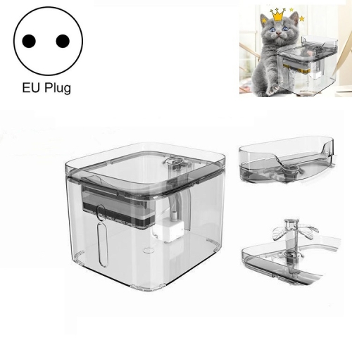 

Automatic Circulating Filter Six-Fold Purifying Pet Smart Water Dispenser, Style:Standard(EU Plug )