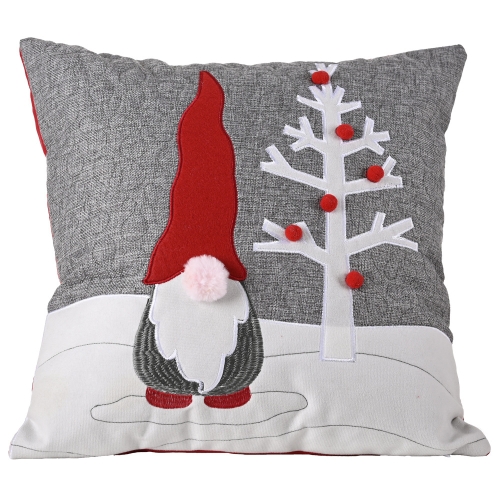 

Christmas Ornaments Faceless Doll Tree Pillowcase Santa Claus Pillowcase Without The Pillow Core