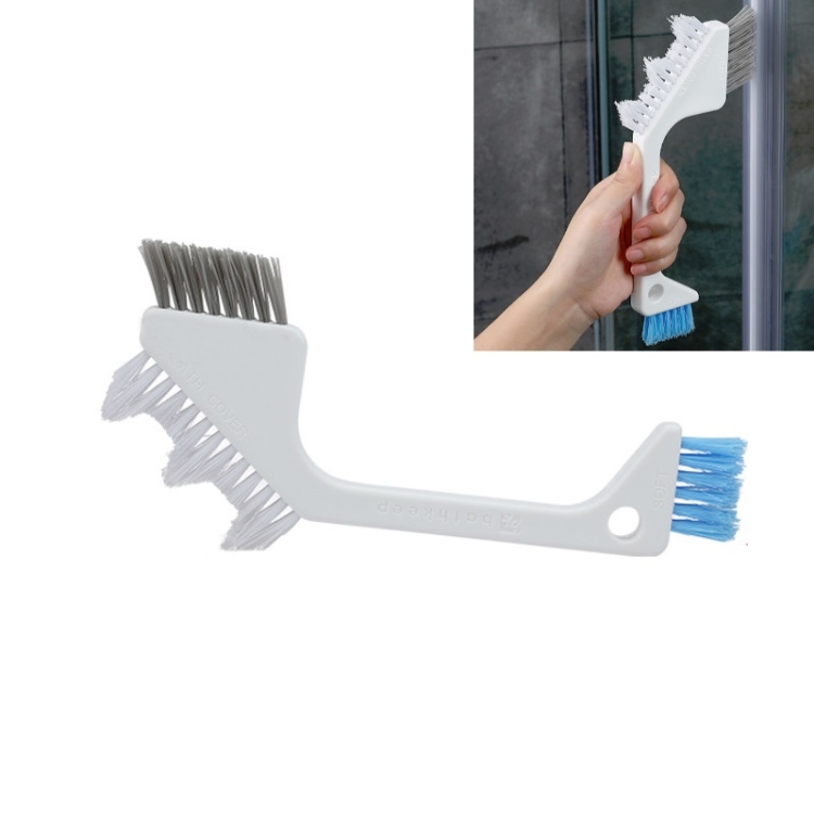 

3 PCS Multi-Purpose Cleaning Brush Bathroom Tile Brush Kitchen Crevice Brush Bathroom Floor Tile Brush
