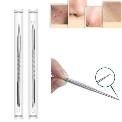 

3 Sets Acne Needle Stainless Steel Acne Clamp Squeeze Acne Blackhead Tool, Specification:2 in 1
