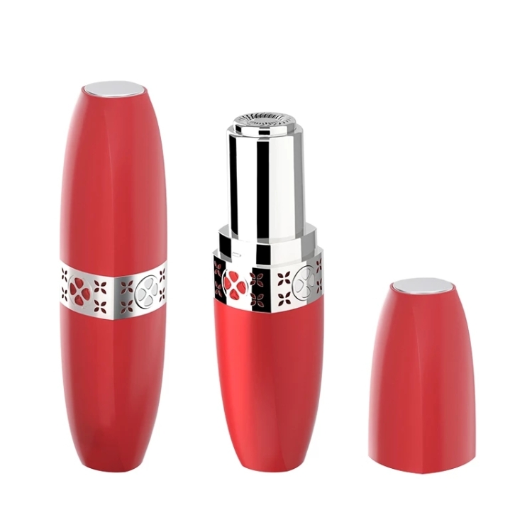 

Ladies Lipstick Epilator Underarm Lip Hair Facial Portable Mini Hair Removal Device(Red)