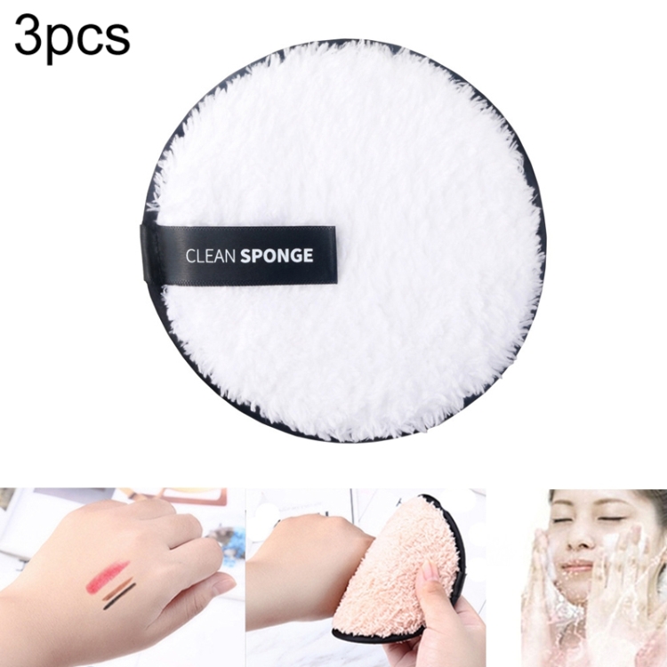 

3 PCS Microfiber Cloth Pads Remover Face Cleansing Towel Reusable Cleansing Makeup