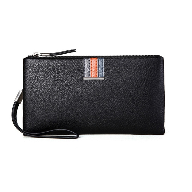 

Men Leather Casual Clutch Leather Smart Anti-Theft & Anti-Lost Coin Purse, Size:Small