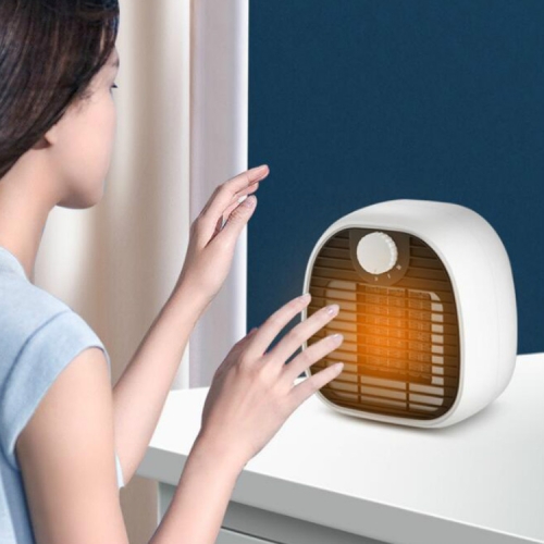 

Home Heater Desktop Heater Energy-Saving Electric Heater, Specification:EU Plug(White)