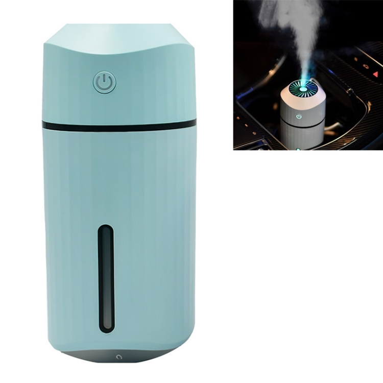 

Mini USB Colorful Night Light Home Car Humidifier, Style:Rechargeable(Blue)
