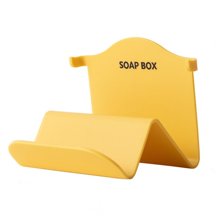 

Multifunctional Hyperbolic Soap Shelf Bathroom Storage Rack Soap Holder(Yellow)