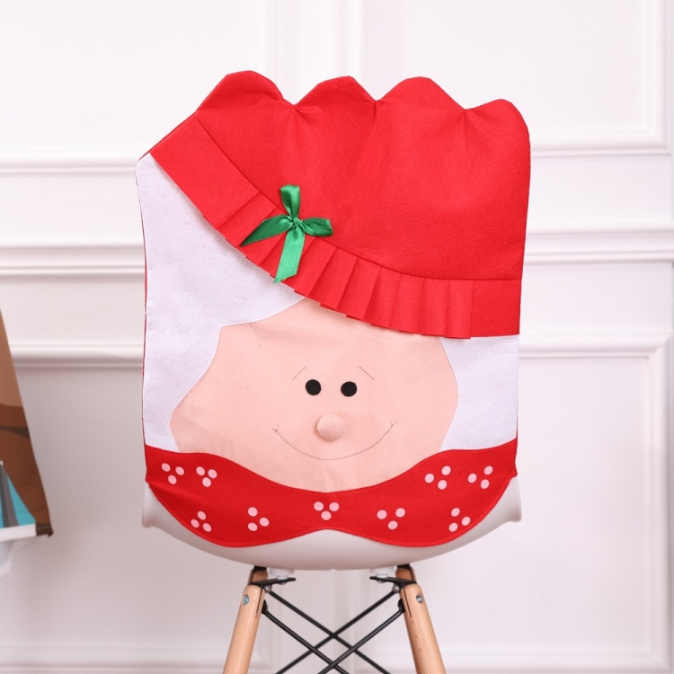 

2 PCS Christmas Chair Cover Christmas Table Decoration(Grandma)