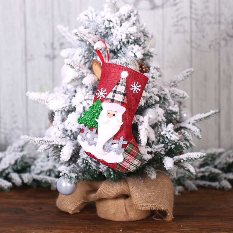 sunsky-online.com - 15% OFF by SUNSKY COUPON CODE: TBD0535018601 for 2 PCS Christmas Decorations Medium Dolls Socks Gift Bags Christmas Tree Home Sccessories(The Elderly)