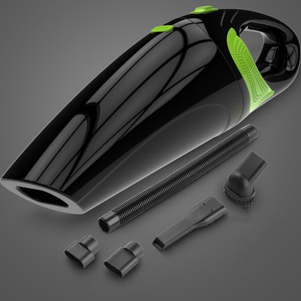 

Wireless Car Vacuum Cleaner Handheld Mini Vacuum Cleaner Super Suction Wet And Dry Dual Use Portable Vacuum Cleaner(Black+Green)