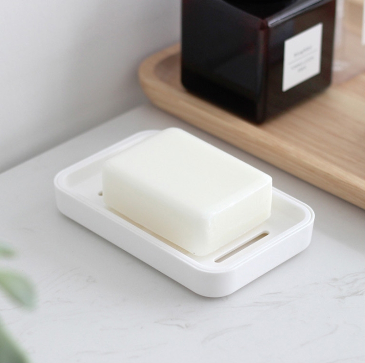 

5 PCS Bathroom Double Layer Drain Soap Box