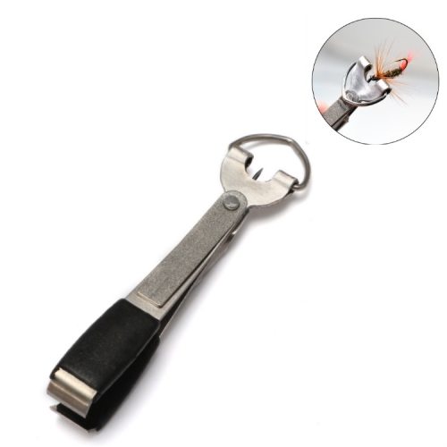 

Outdoor Fishing Supplies Fishing Clamp Fishing Line Scissors Telescopic Keychain, Style:3 in 1 Fishing Line Knife