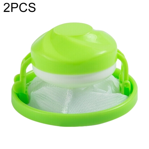 

2 PCS Home Floating Lint Hair Catcher Mesh Pouch Washing Machine Laundry Filter Bag，Random Color Delivery