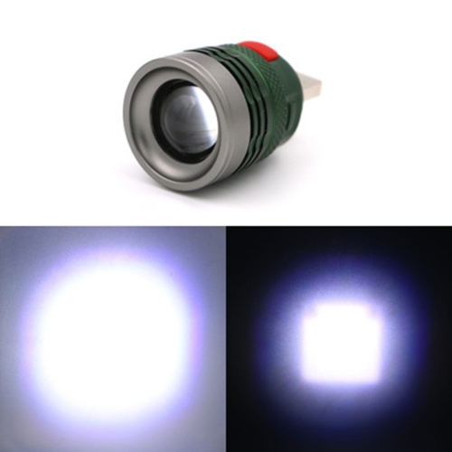 

2 PCS LED Lighting Long Shot USB Head Mini Fill Light Aluminum Light Flashlight Lighting