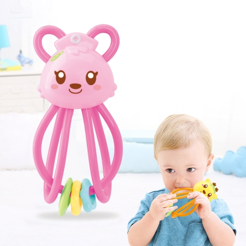 

Baby Toy Rattle Hand Catch Ball Teether(Cute)