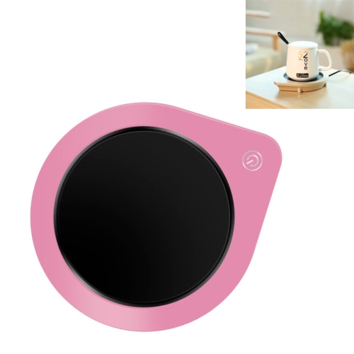 

55 Degree Constant Temperature Heating Milk Cup Heater Coaster CN Plug, Style:Coaster(Pink)