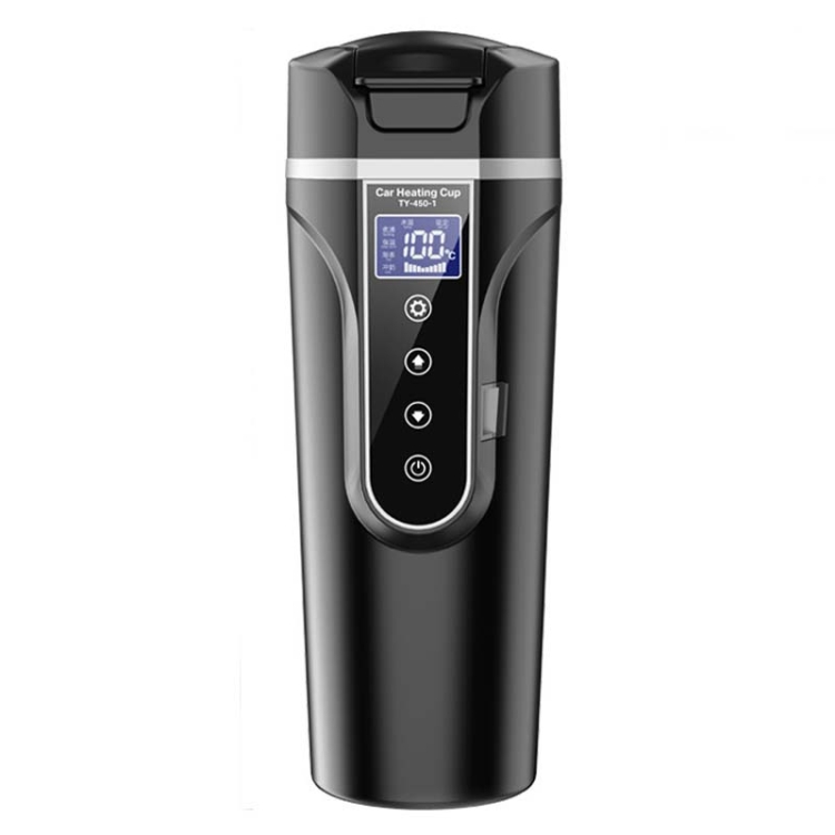 

450ml Car Heating Water Bottle Thermos Mug Car Truck Universal Boiling Water Cup, Style:Car Models(Black)