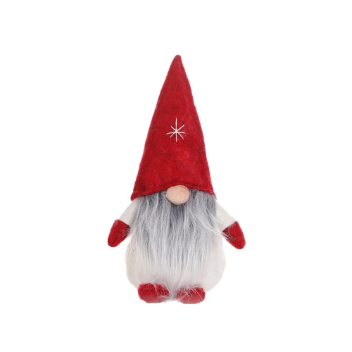 

3 PCS Christmas Faceless Doll Ornaments Cartoon Children Dolls(Red Hat)