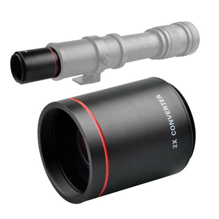

LIGHTDOW T2-Mount 2X Extender Converter Lens for Reentrant Telescope
