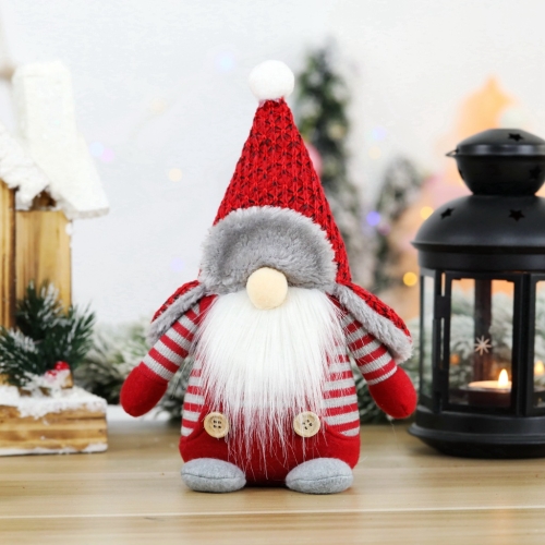 

Christmas Decorations Santa Claus Ornaments Faceless Doll Window Decorations(Pointed Hat)