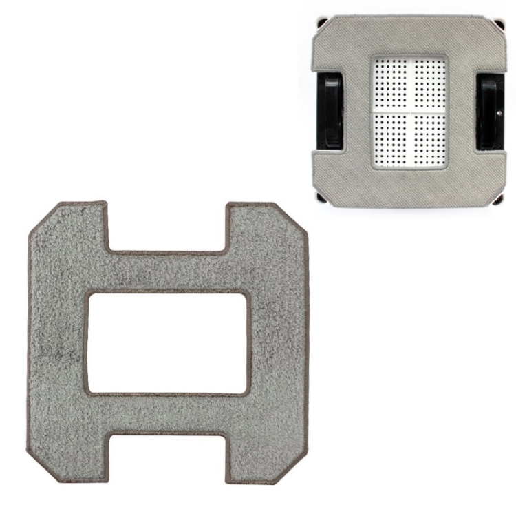 

2 PCS Mopping Robot Accessories Mop for Liectroux X6(Grey )