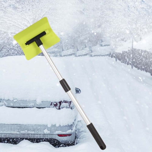 

2 PCS Car Snow Shovel Retractable Car Snow Removal Shovel Snow Frosting Tool(Green)