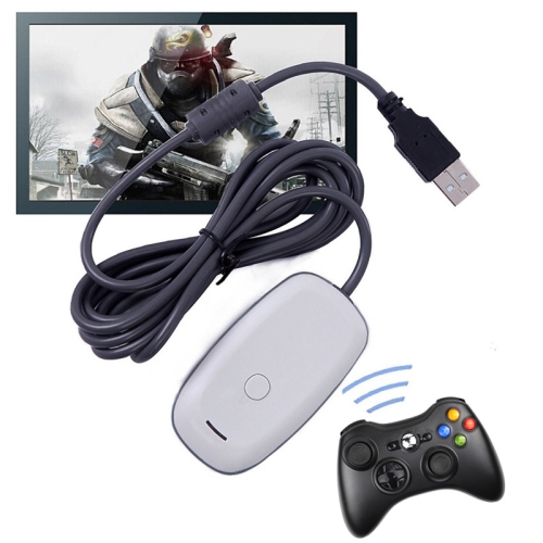 

For XBO X360 Handle USB Wireless Receiver(White)