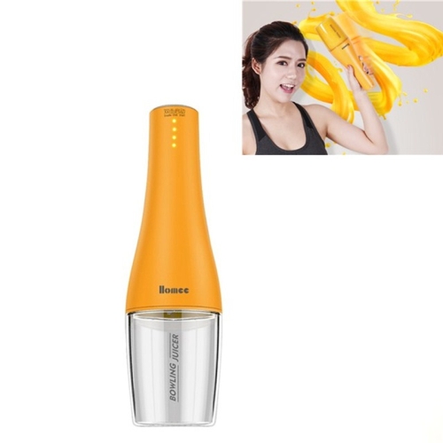 

HOMEE Mini Household Multifunctional Portable Hand-Cranked Juicer Fruit Vegetable Cup(Yellow)