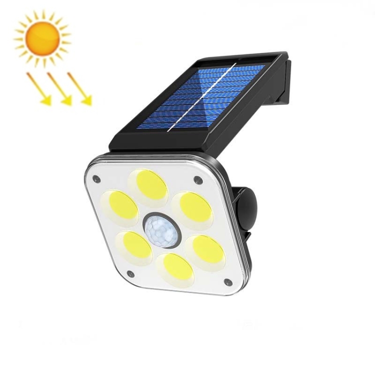 

54 COB Solar Wall Light Outdoor Waterproof Human Body Induction Garden Lamp Street Light