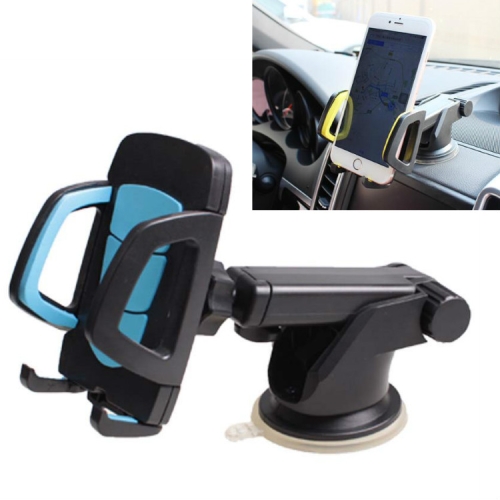 

Car Phone Holder Car Air Outlet Mobile Phone Holder Suction Cup Navigation Instrument Panel General, Style:2 in 1(Blue)