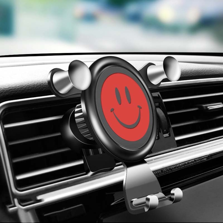 sunsky-online.com - 15% OFF by SUNSKY COUPON CODE: TBD0536375601 for 4 PCS Car Phone Holder Air Outlet Snap-Type Gravity Universal Bracket(Red)