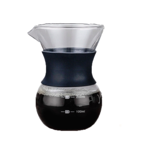 

High Temperature Resistant Coffee Maker, Capacity:200ml, Style:Without Strainer