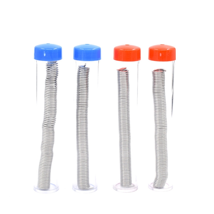 

10 PCS 1.0mm 63/37 Barreled Tin Wire Pen Tube Solder Wire, Color Random Delivery