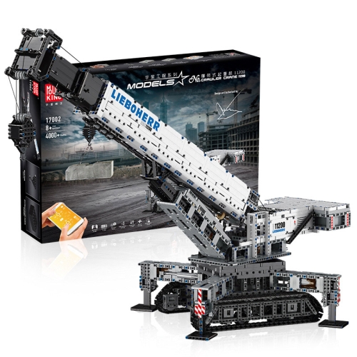 

2.4G Remote Control Crawler Crane Puzzle Toy Building Block Engineering Vehicle Model